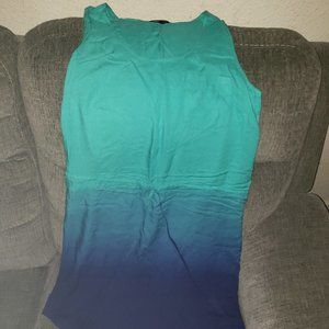 NWT. DAISY FUENTES drawstring waist dress. Size Medium